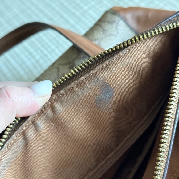 Coach Christie Carryall Signature Khaki Brown - Picture 10 of 17